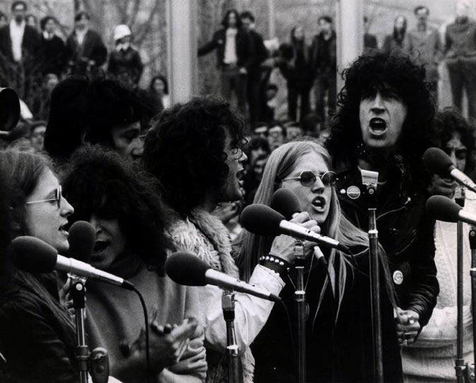 Cast of Hair at Earth Day